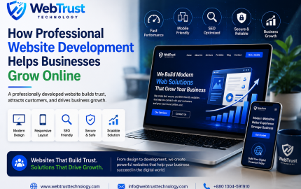 How Professional Website Development Helps Businesses Grow Online